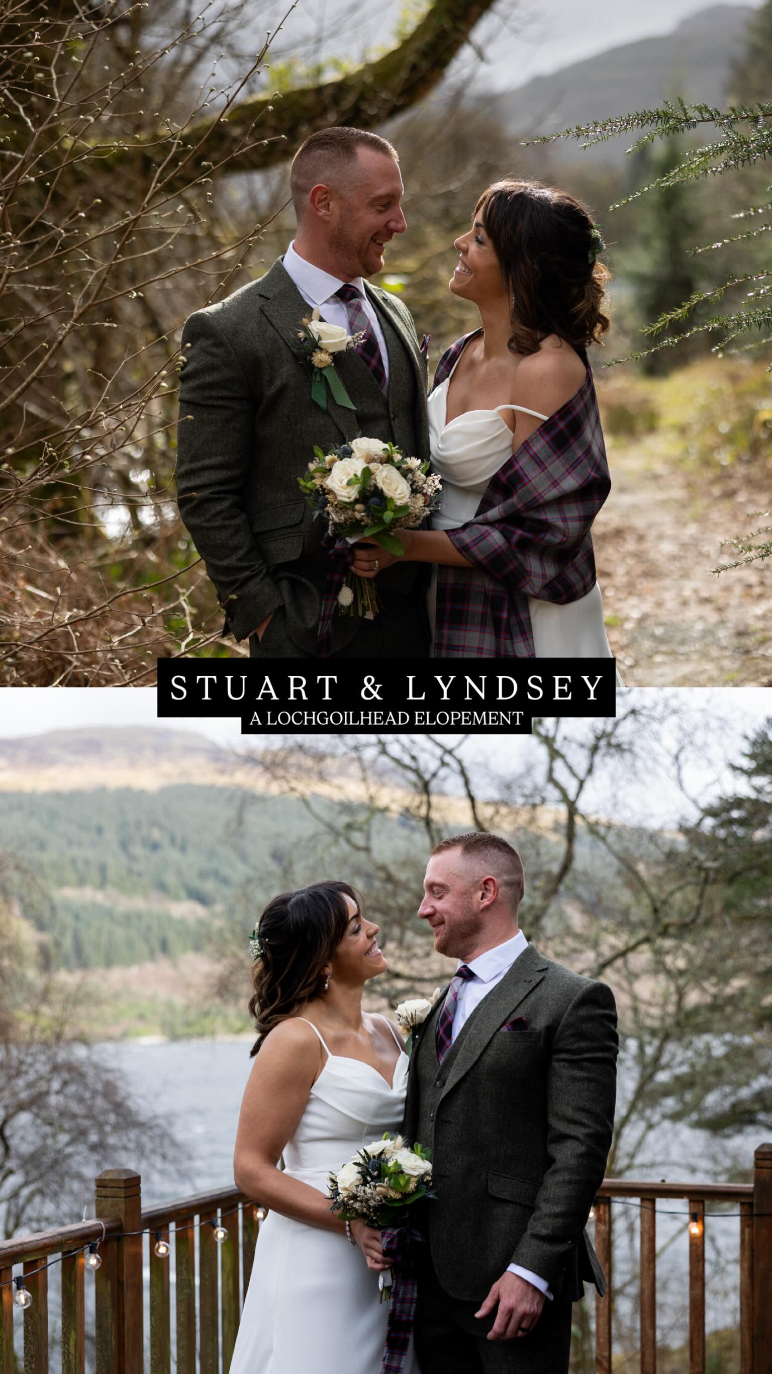 That’s a wrap for Stuart & Lyndsey ❤️  Thank you for being so wonderful!!✨  I really do luck out with the best clients!!  @lochwood_house 
@abregistrars 
@dysonsjewellersofholmfirth
@norris_floristry 
@theonebridaloutlet 
@brigdens  #lochgoilheadelopement #scotlandelopementphotographer #scotlandweddingphotographer #lochwoodhousewedding #lochgoilheadweddingphotographer